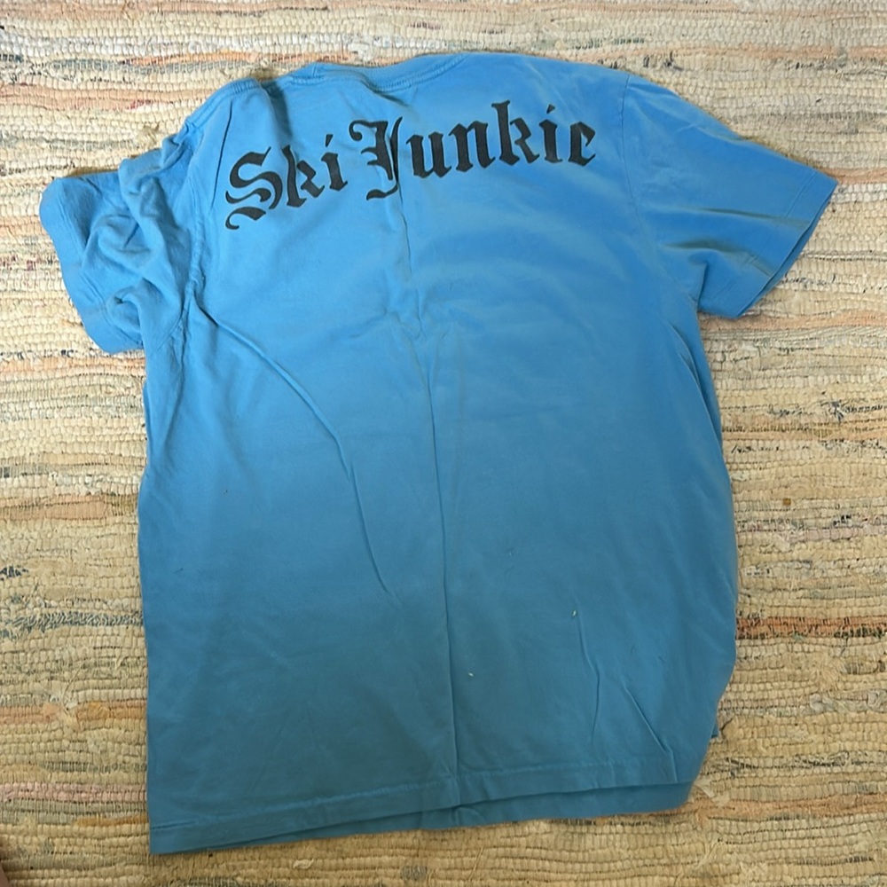 American eagle ski junkie t shirt blue size L - Picture 3 of 3
